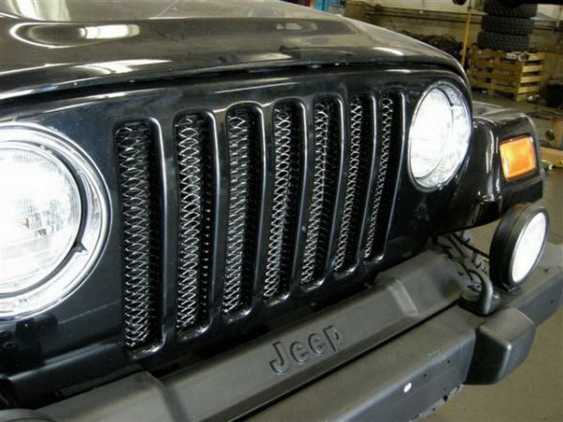 Rampage Grille 3D Single Piece (1997-2006 Jeep Wrangler) - 86514