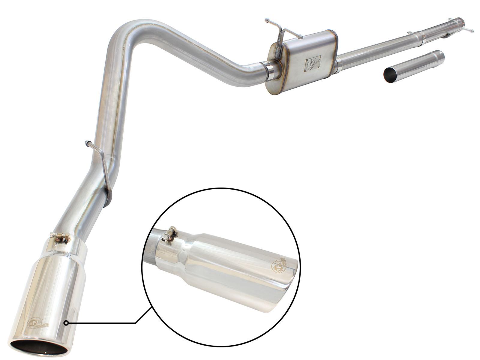 AFE MACH Force-Xp Cat-Back Exhaust System Polished - 49-43076-P