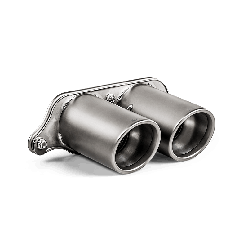 Akrapovic 2018-2020 Porsche Tail pipe set (Titanium). (2018-2019 911) - TP-T/S/17/H