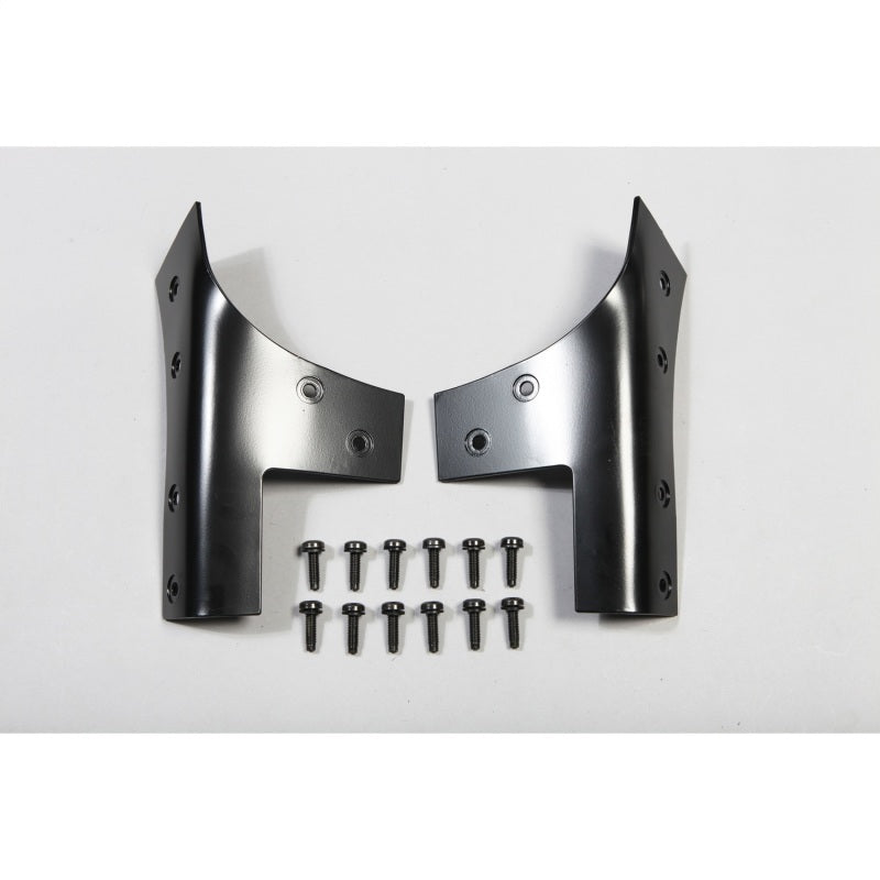 Rugged Ridge Windshield Hinge Kit Black; 07-18 Jeep Wrangler Jk - 11209.03