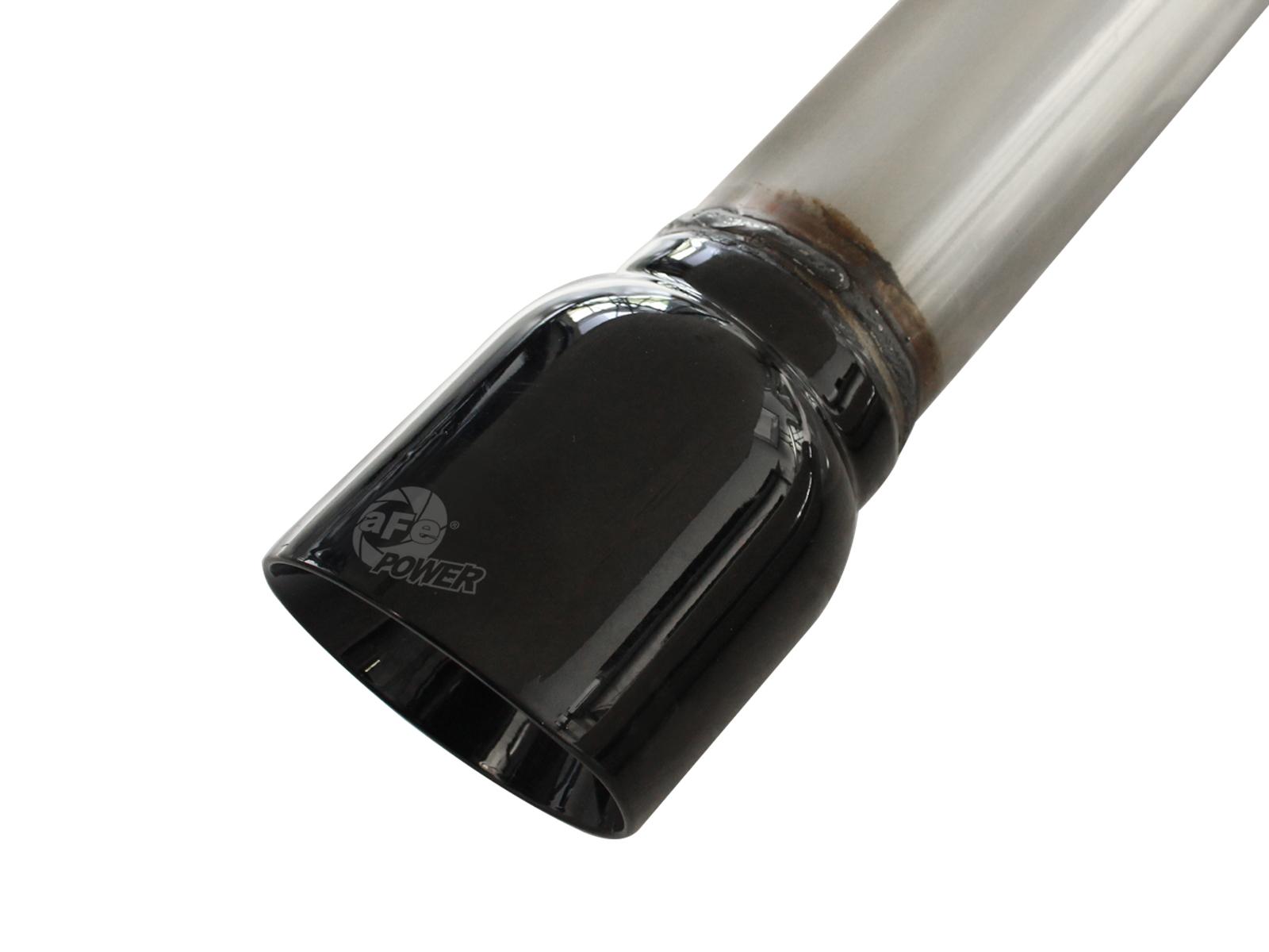 AFE Mach Force-Xp 3 IN Cat-Back Exhaust System with Dual Rear Exit Gloss Black Tip (2009-2019 1500, 1500 Classic, Ram 1500) - 49-42013-B