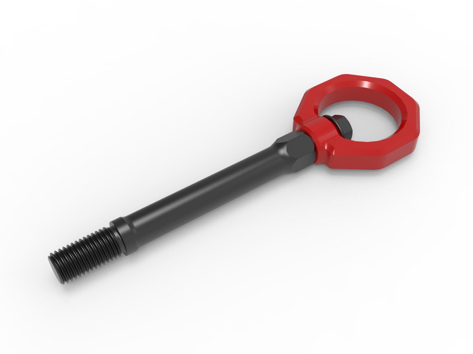 AFE Front Tow Hook Red (2020-2023 Corvette 6.2) - 450-401014-R
