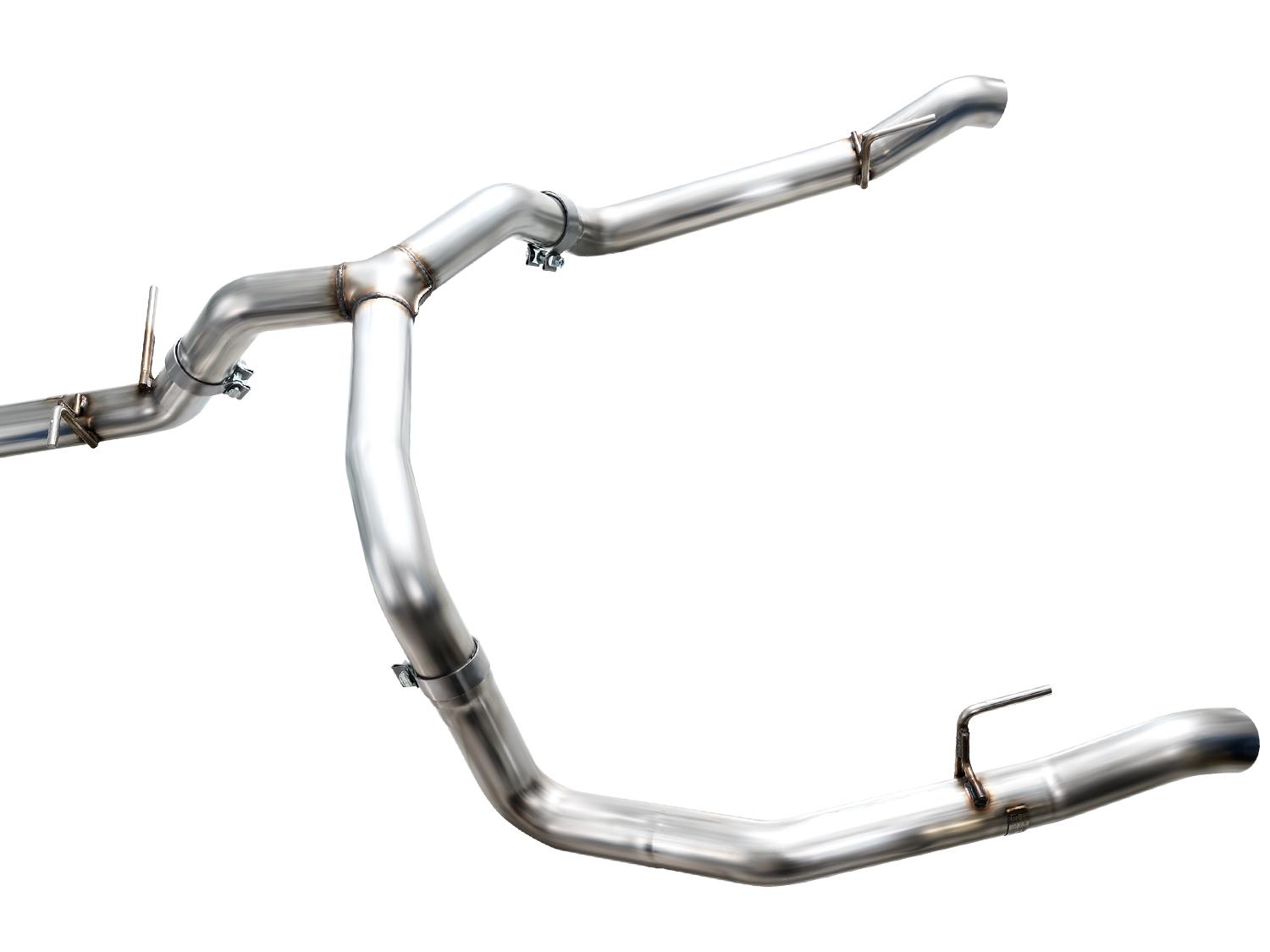 AWE 0FG Catback Split Rear Exit Exhaust for 4th Gen Silverado/Sierra 1500 5.3L - 3015-31200