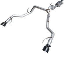 AWE 0FG Non-Resonated Catback (With Bumper Cutouts) - Diamond Black Tips (2021-2025 F-150 Tremor 3.5L / 5.0L) - 3020-33402