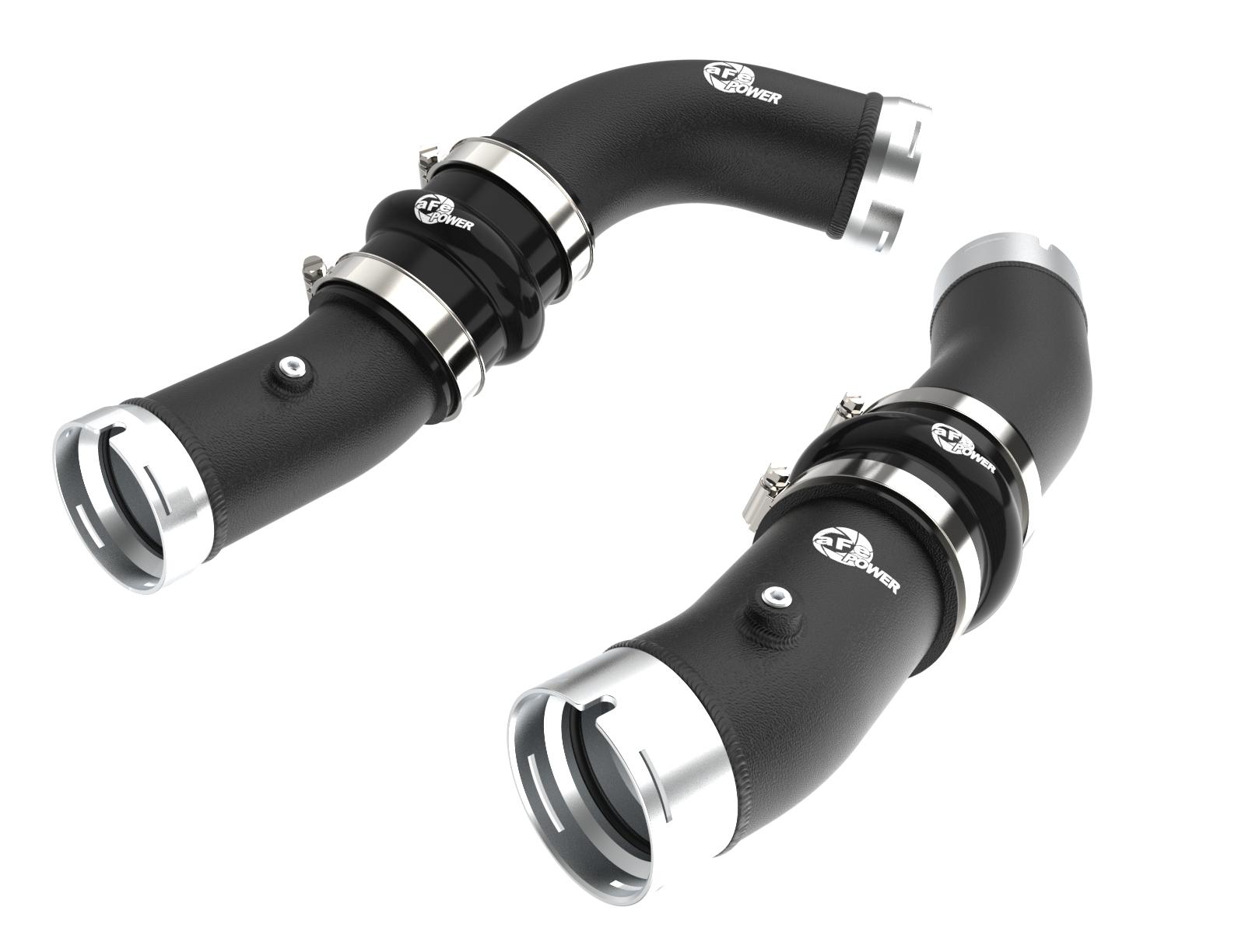 AFE BladeRunner 2-1/2 IN & 3 IN Aluminum Hot and Cold Charge Pipe Kit Black (2024 Land Cruiser , Tacoma) - 46-20724-B