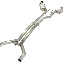 AFE MACH Force-Xp 2-1/2in 409 Stainless Steel Cat-Back Exhaust System w/Black Tip (2010-2013 Camaro, Camaro) - 49-44042-B