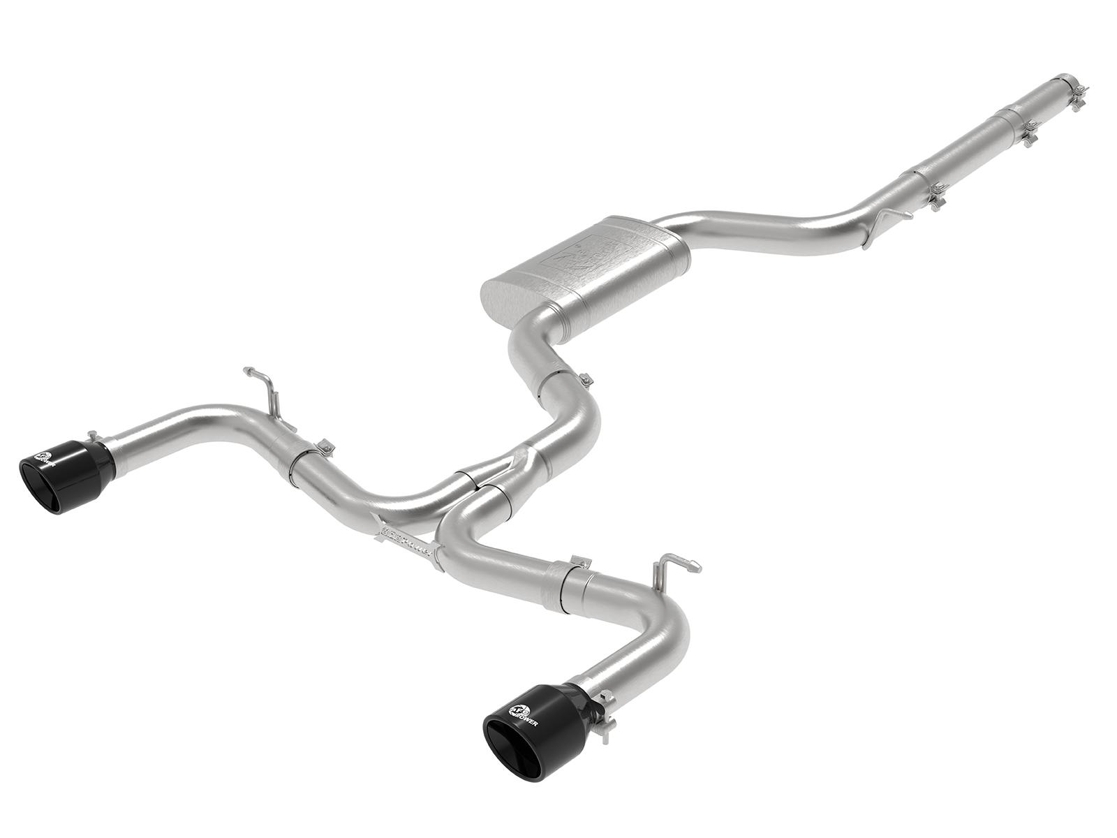 AFE Cat-Back Exhaust System (2015-2017 Volkswagen GTI L4-2.0L (t)) - 49-36418-B