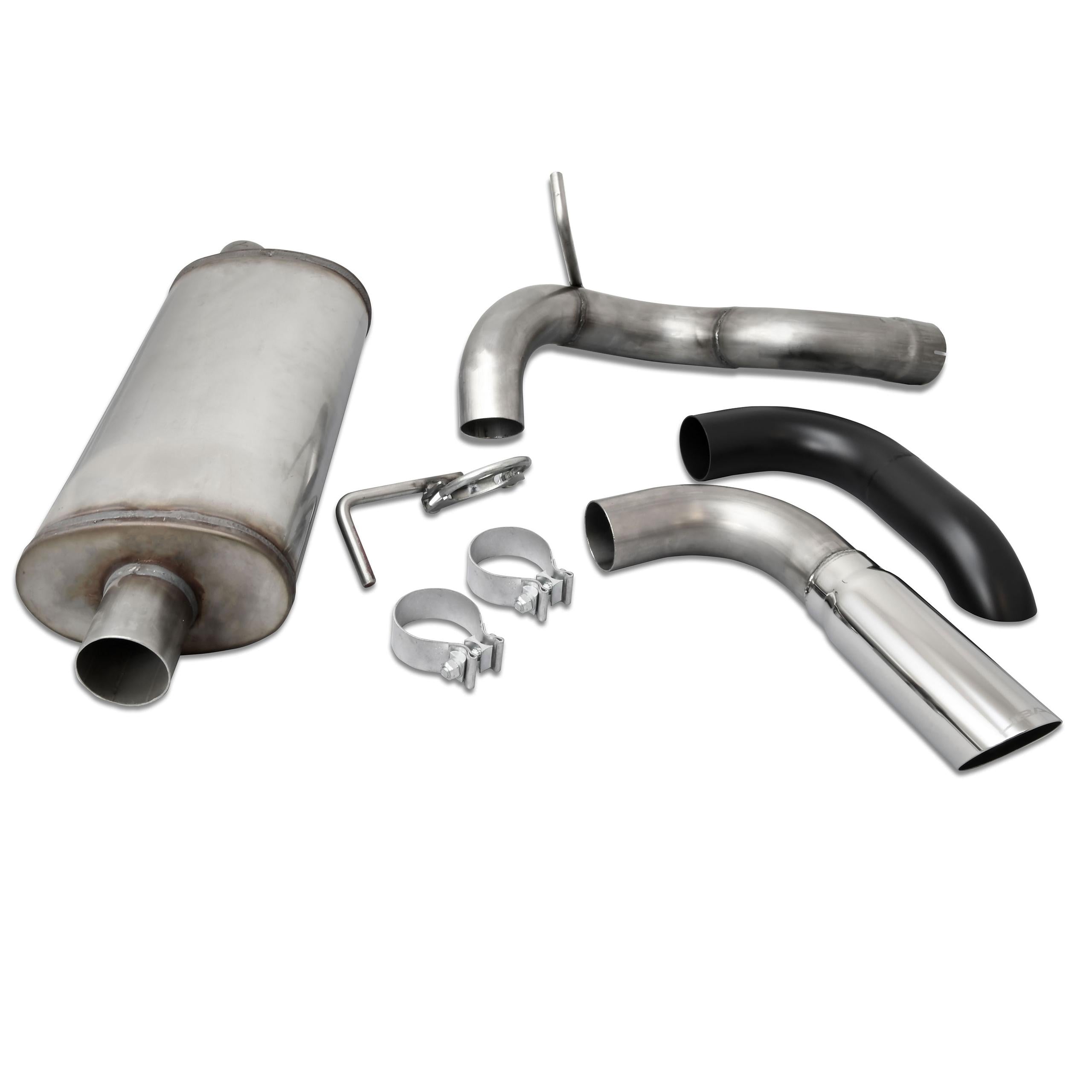 JBA 2018-20 Jeep Wrangler JL Axle Back 304SS (2018-2020 Wrangler) - 30-1539