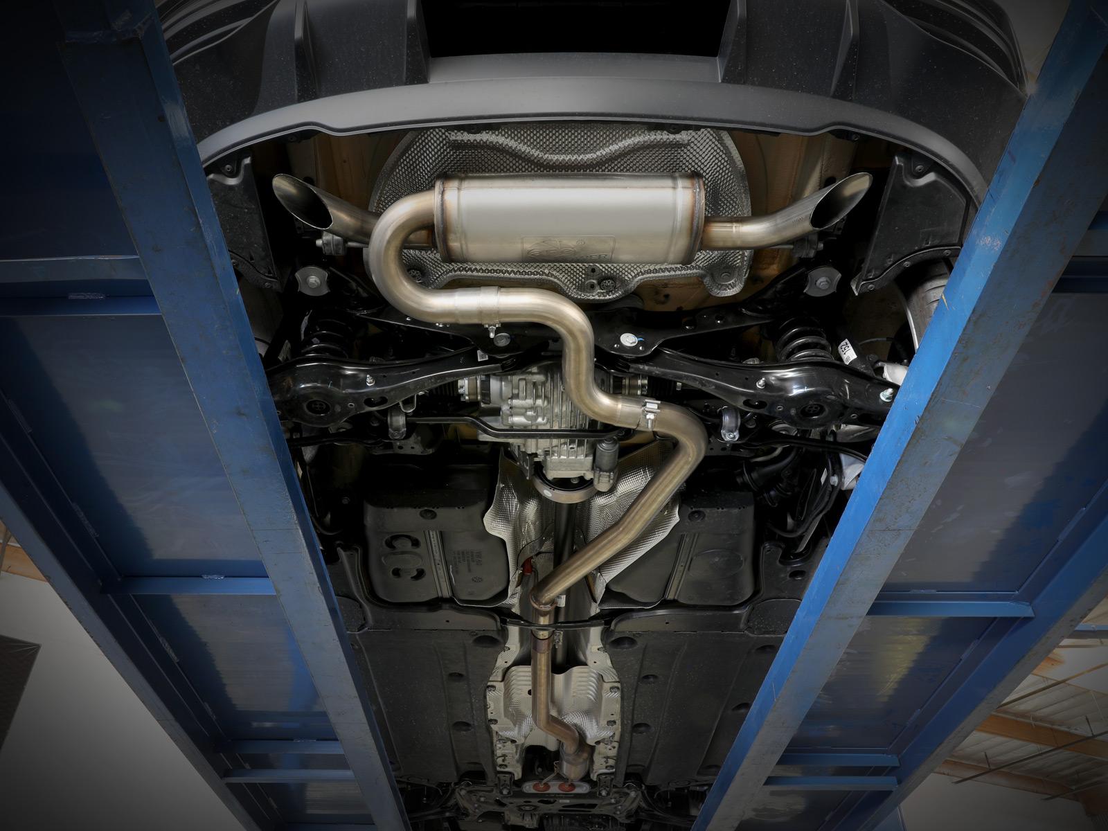 aFe MACH Force-XP 2.5" 304 Stainless Steel Cat-Back Exhaust System (2018-2022 Volkswagen Tiguan L4-2.0L (t)) - 49-36449