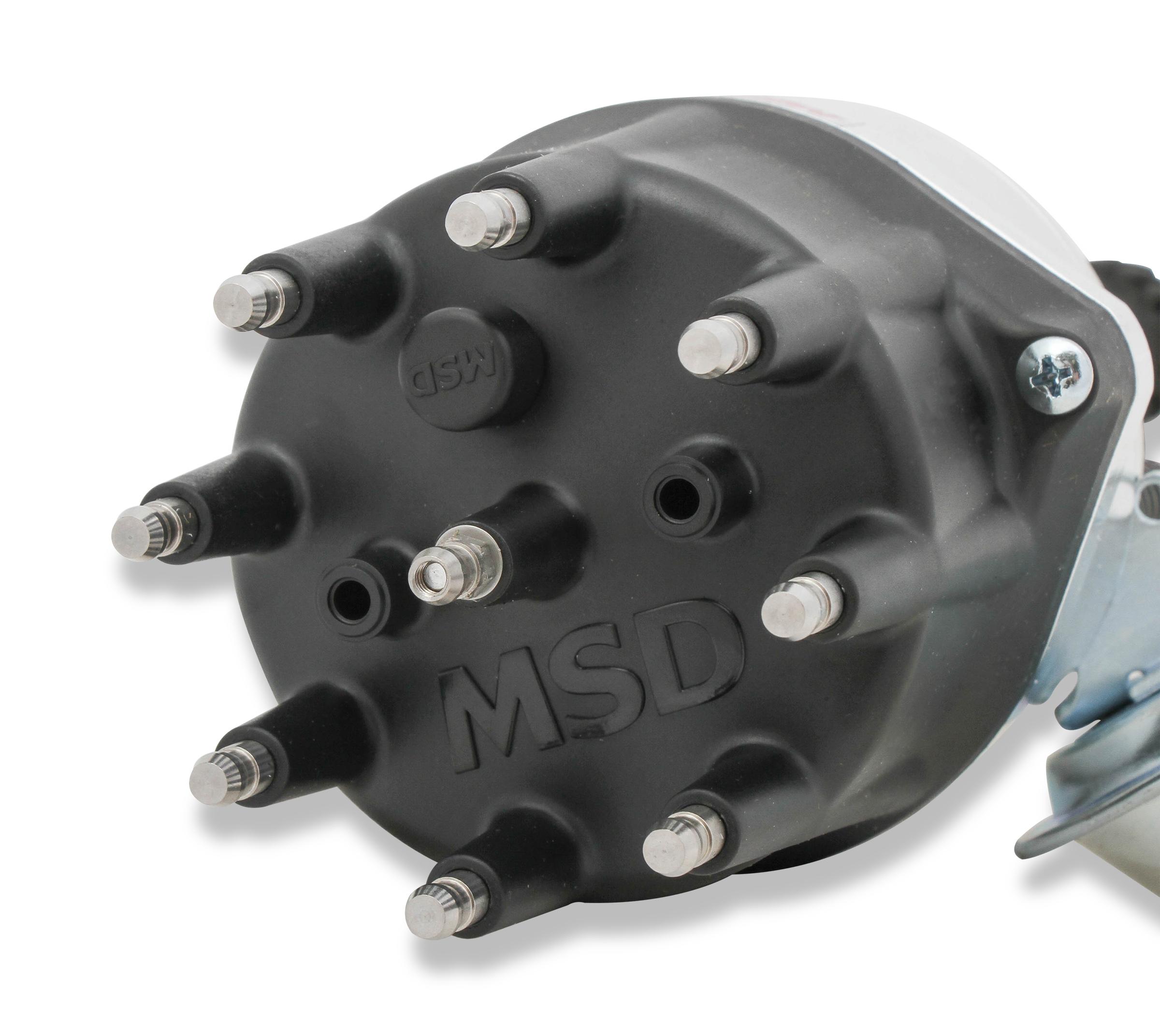 Msd 83525 Distributor, Ford 289/302, Rtr Blk Cap