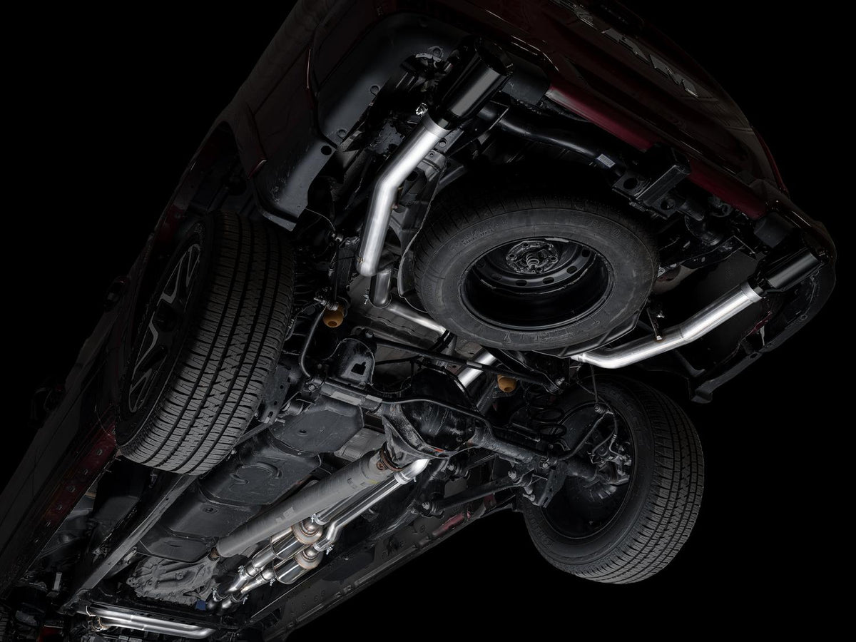 AWE 0FG Catback Exhaust Standard & High Output - Diamond Black Tips (2025+ RAM 1500 3.0TT) - 3015-33530