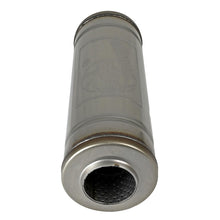 AFE MACH Force-Xp 304 Stainless Steel Muffler (2-1/2 IN ID Center/Center x 9 IN Dia. x 14 IN L - Round Body) - 49M30045