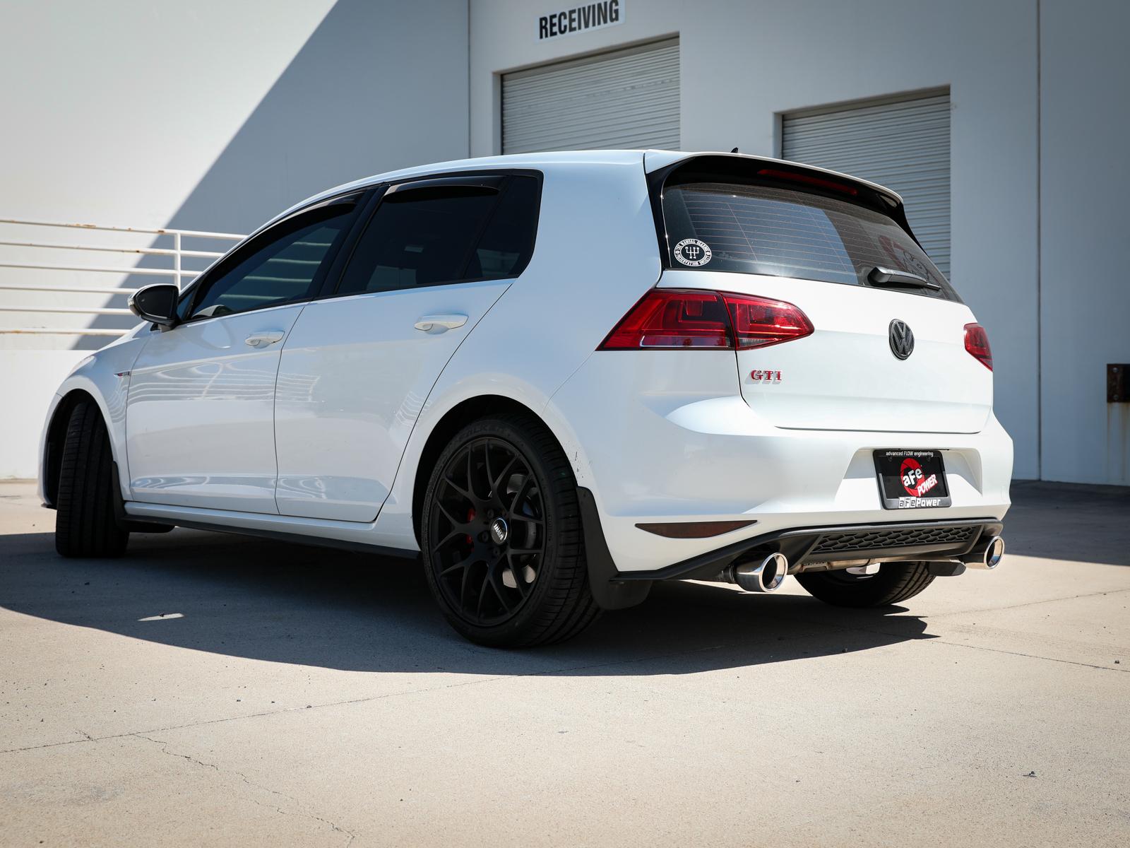 AFE Cat-Back Exhaust System (2015-2017 Volkswagen GTI L4-2.0L (t)) - 49-36418-P