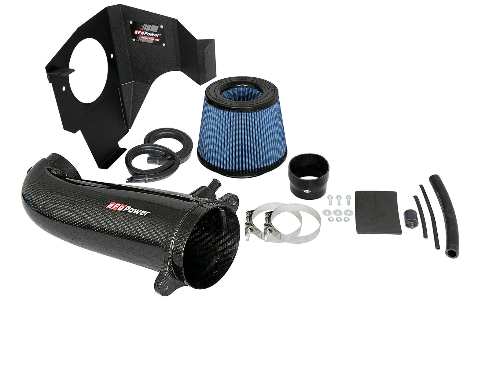 AFE Track Series Stage-2 Carbon Fiber Intake System w/ Pro 5R Media (2011-2021 300, Challenger, Charger) - 54-12162-C