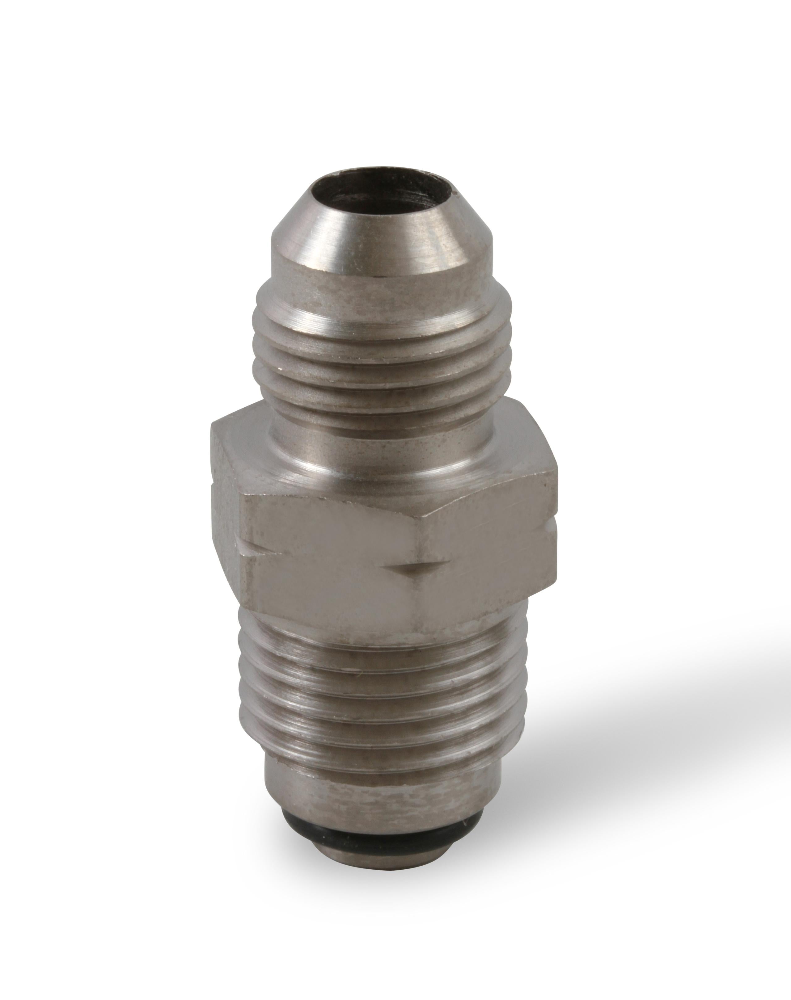 Earls Steel An To Metric Bump O-Ring Adapter - Size: -6An Male To 16mm X 1.50 Bump O-Ring Male - Nickel Plated - Bagged Packaging - Typical Application Power Steering/Fuel Injection O-Ring - - 961955ERL