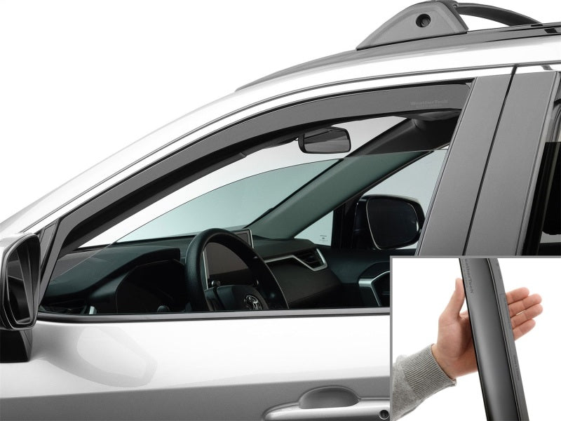 WeatherTech 19-25 Toyota Rav4 Front Front Side Window Deflectors - Matte Blk