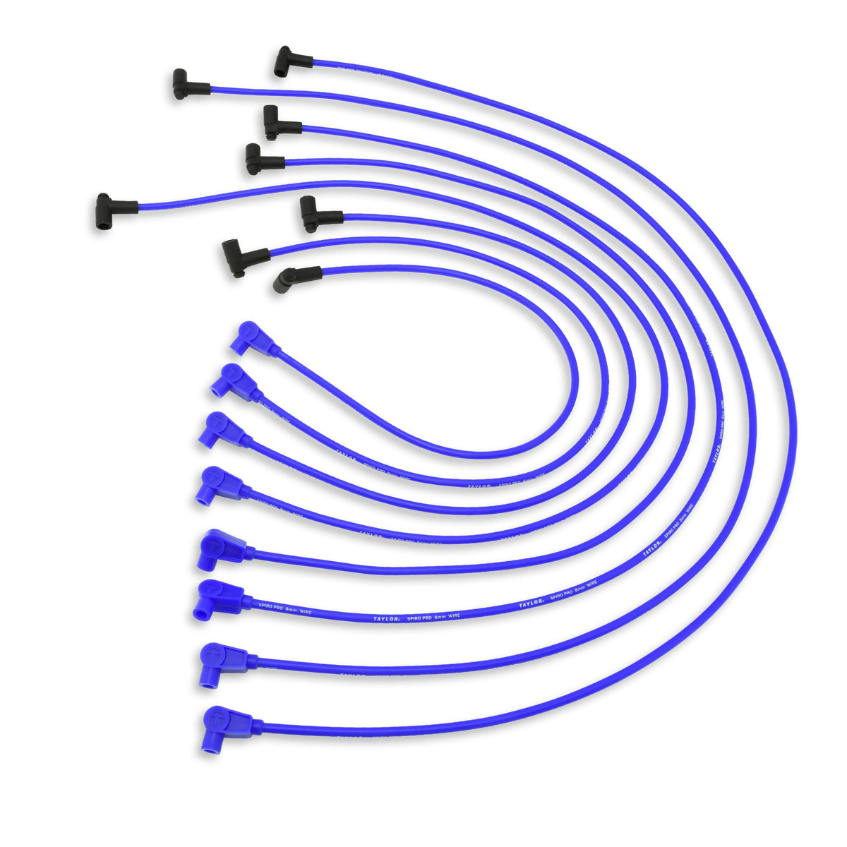 TAYLOR CABLE 8mm Spiro-Pro custom 8 cyl blue - 74606