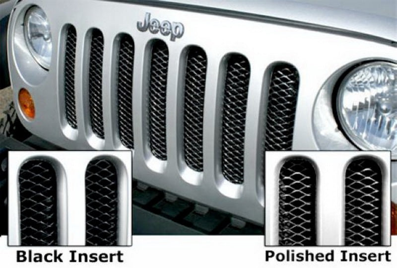Rampage Grille 3D Single Piece (2007-2018 Jeep Wrangler, Jeep Wrangler JK) - 86512
