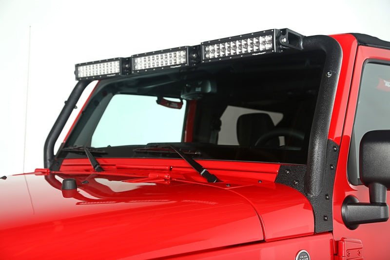 Rugged Ridge Light Bar Windshield Mounted; 07-18 Jeep Wrangler Jk - 11232.25