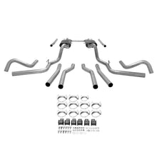 Flowmaster Crossmember-back - Dual Rear/Side Exit - AMT - Moderate/Aggressive Sound