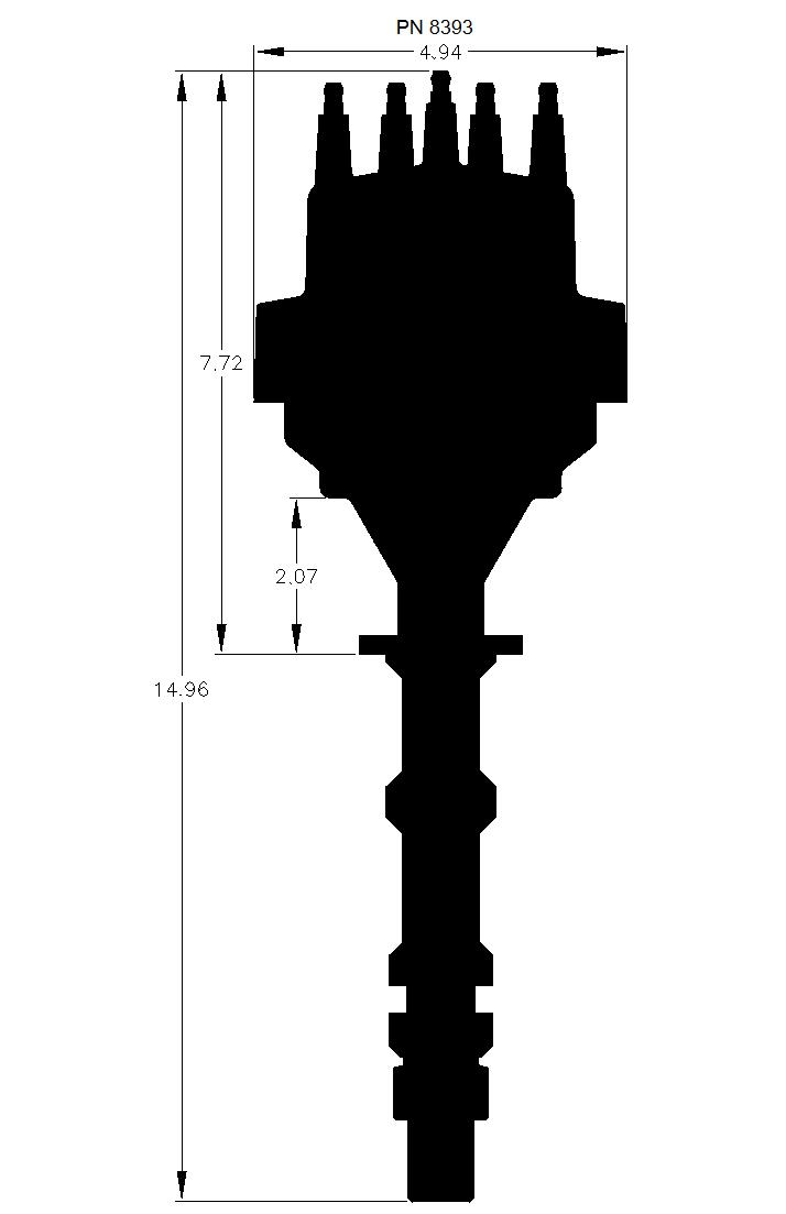 Chevy 348/409 Ready to Run Distributor.  - 8393