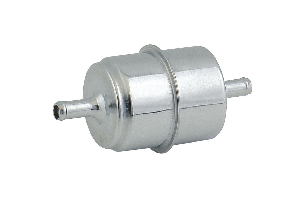 Mr. Gasket Chrome Fuel Filter - Fits 5/16 Inch Hose.  - 9745