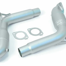 CP-E QKspl Cast Bellmouth Downpipe - High Flow Cat (2020-2024 Explorer ST) - FDDP00022T