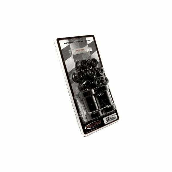 Rugged Ridge Suspension Leaf Spring Bushing Kit Front Black; 76-86 Cj5/Cj7/Cj8 - 1-1002BL