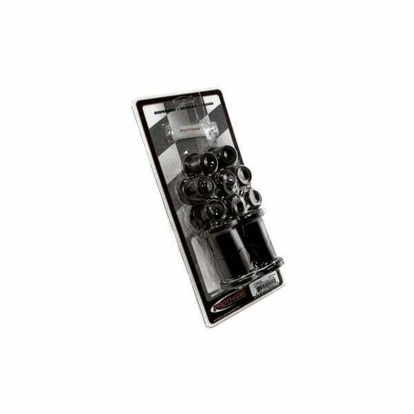 Rugged Ridge Suspension Leaf Spring Bushing Kit Rear Black; 76-86 Jeep Cj - 1-1003BL