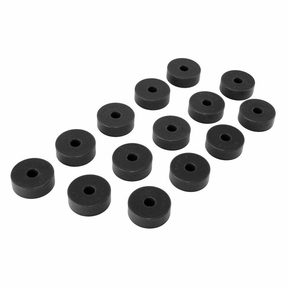Rugged Ridge Body Mount Kit Black; 55-73 Jeep Cj5 - 1-101BL