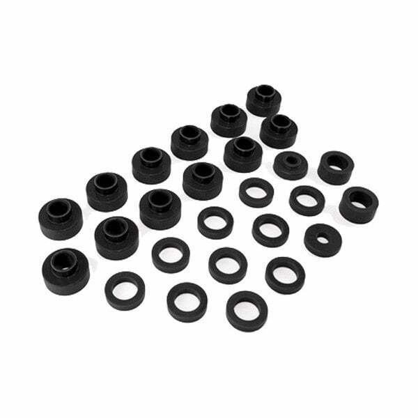 Rugged Ridge Body Mount Kit Black; 81-86 Jeep Cj8 - 1-104BL