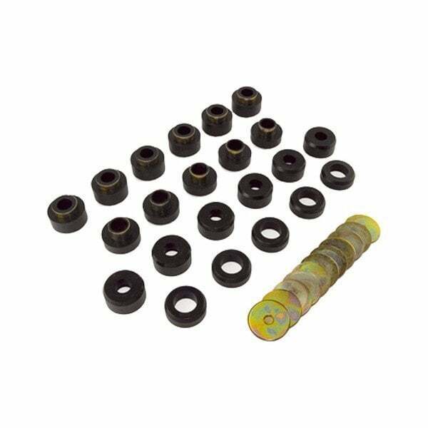 Rugged Ridge Body Mount Kit Black; 97-03 Jeep Wrangler Tj - 1-107BL