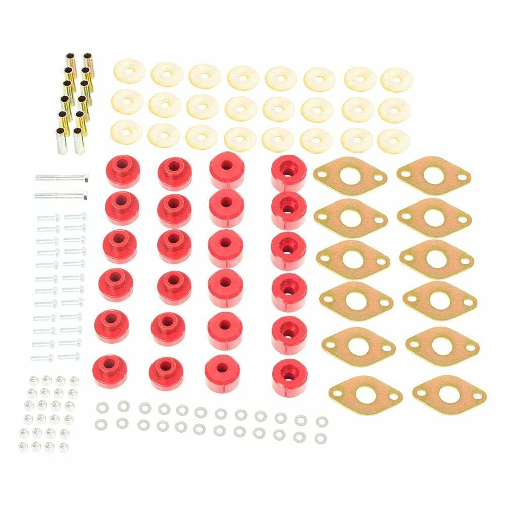 Rugged Ridge Body Mount Kit Poly 12 Bushing; 07-18 Wrangler Unlimited Jku 4 Door - 1-117