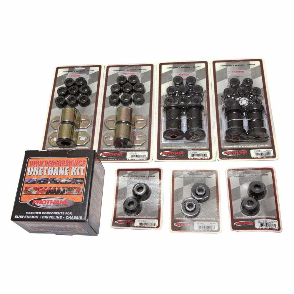 Rugged Ridge This Black Polyurethane Bushing Kit From Prothane Fits 76-79 Jeep Cj5 And Cj7. - 1-2002BL