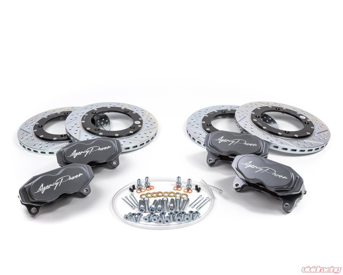 Agency Power Big Brake Kit Front and Rear Graphite Gray Can-Am Maverick X3 Turbo - AP-BRP-X3-460-GRY