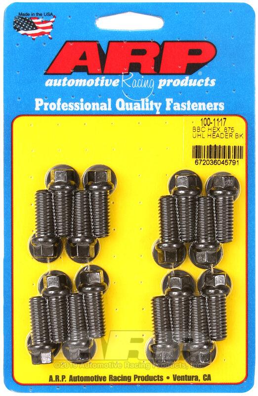 ARP BBC HEX .875 UHL HEADER BK - 100-1117