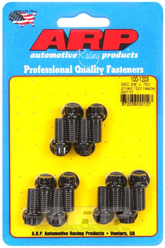 ARP SBC 3/8 12P DRILLED HDR BOLT K - 100-1203