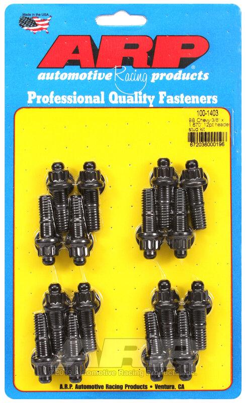 ARP BB CHEVY 3/8 HDR STUD KIT 16PC - 100-1403