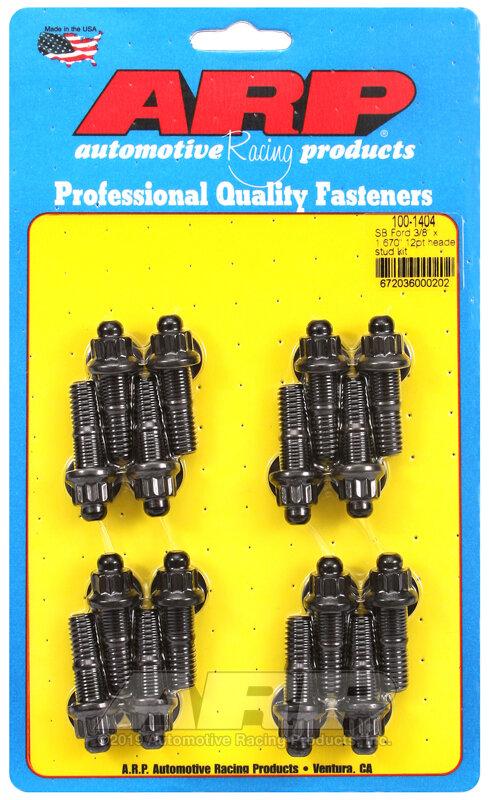 ARP FORD 3/8 HEADER STUD KIT 16PCS - 100-1404