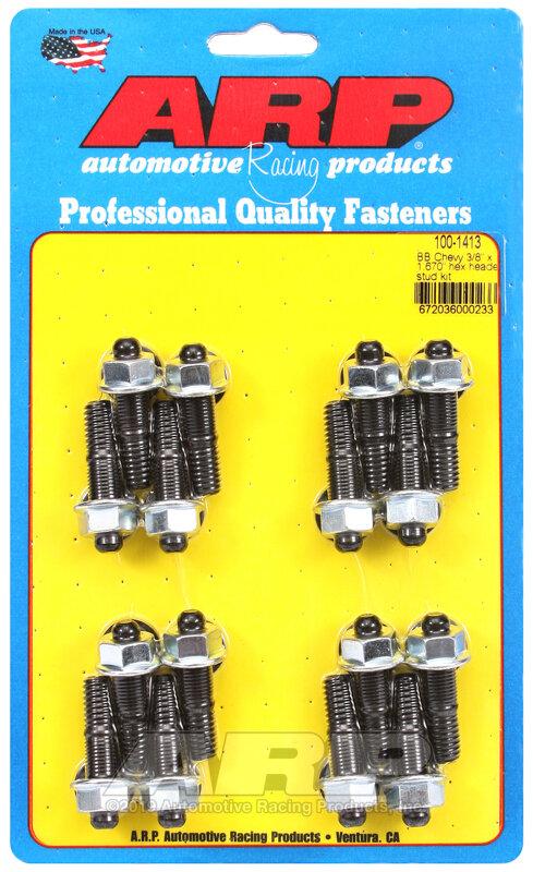 ARP BBC 3/8 HDR STUD KIT 16PC HEX - 100-1413