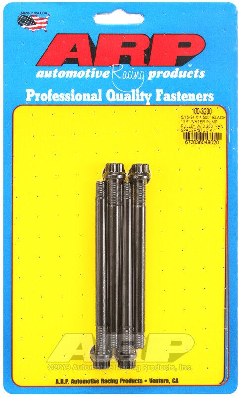 ARP 5/16-24 X 4.500"" BLACK 12PT WA - 100-3230