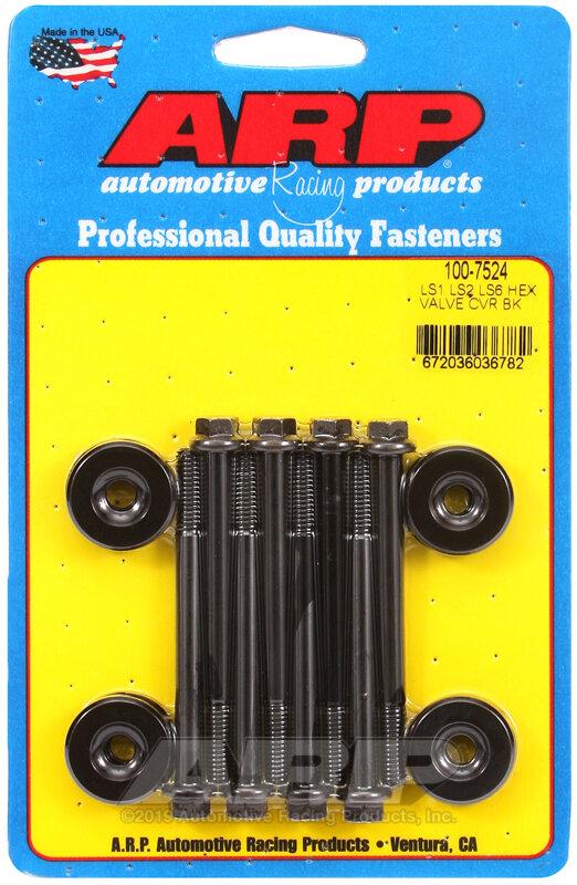 ARP LS1 LS2 LS6 HEX VALVE CVR BK - 100-7524