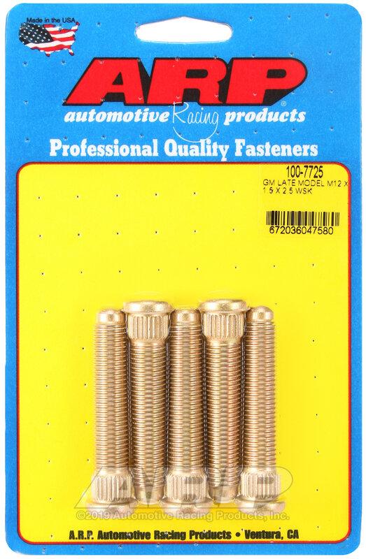ARP GM LATE MODEL M12 X 1.5 X 2.5 - 100-7725
