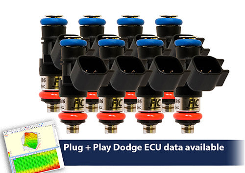 850cc (85 lbs/hr at OE 58 PSI fuel pressure) FIC Fuel Injector Clinic Injector Set for Dodge Hemi Gen 1-4 Whipple Supercharger(High-Z) (is153-0850h-sc)