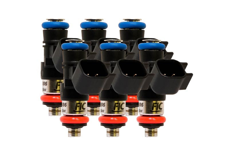 1000cc (100 lbs/hr at OE 58 PSI fuel pressure) FIC Fuel Injector Clinic Injector Set for Jeep 3.6L V6 engines (High-Z) (is232-1000h)