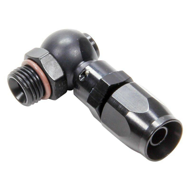 Fragola #6 Straight Banjo Hose End  Black - 100006