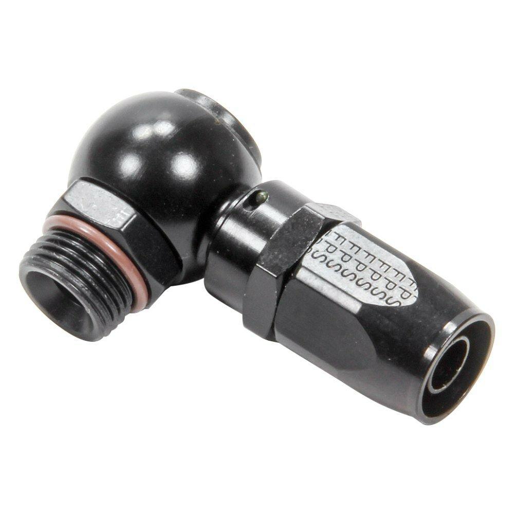 Fragola #8 Straight Banjo Hose End  Black - 100008