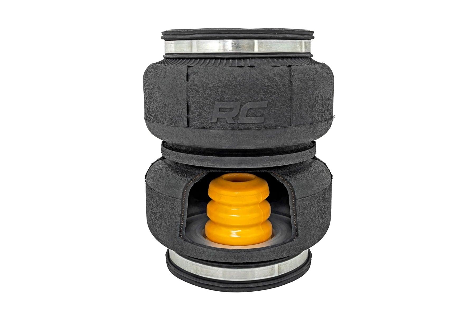 Rough Country Air Spring Kit w/compressor Stock Height Wireless Controller Silverado/Sierra 1500 (19-25 (2019-2026 Silverado 1500, Sierra 1500, Silverado 1500 LTD, Sierra 1500 Limited) - 10011WC