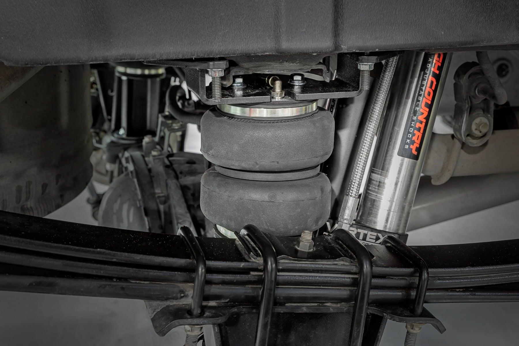 Rough Country Air Spring Kit w/compressor Stock Height Wireless Controller Silverado/Sierra 1500 (19-25 (2019-2026 Silverado 1500, Sierra 1500, Silverado 1500 LTD, Sierra 1500 Limited) - 10011WC