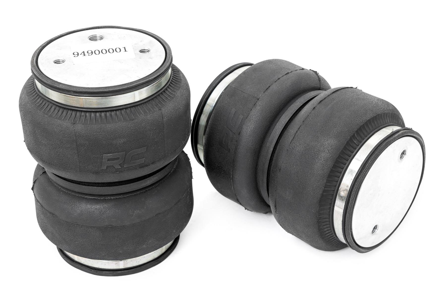 Rough Country Air Spring Kit w/compressor Stock Height Wireless Controller Silverado/Sierra 1500 (19-25 (2019-2026 Silverado 1500, Sierra 1500, Silverado 1500 LTD, Sierra 1500 Limited) - 10011WC